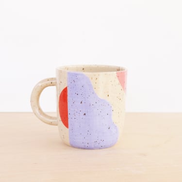 Ceramic Coffee Mug, Colourful Tea Cup, Housewarming Gift 