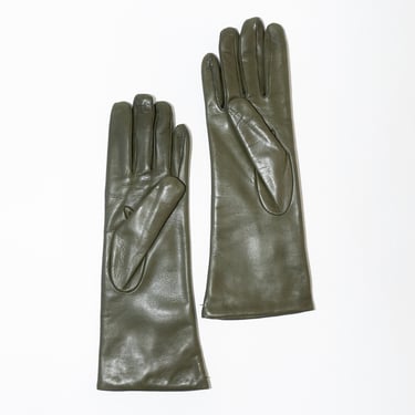 Classic Gloves in Bog Green