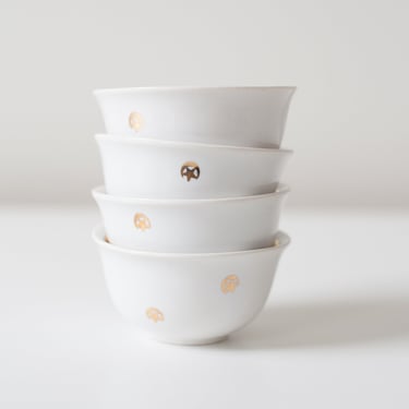 Mini Gold Star Spice Bowls 