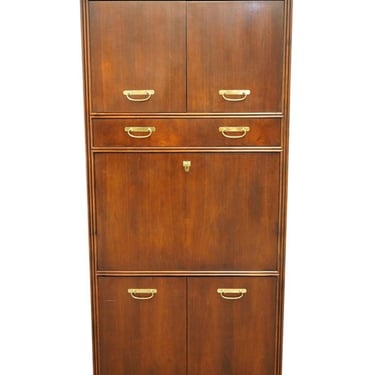 BAKER FURNITURE Solid Mahogany Contemporary Traditional Style 36" Bar Cabinet 