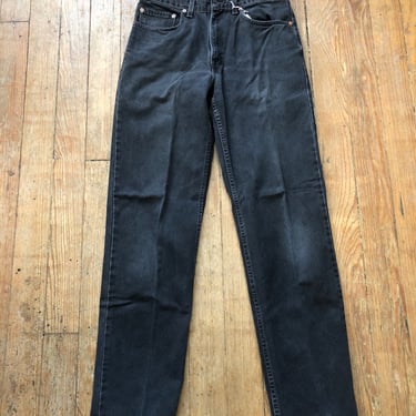 90s Levi’s 550 Black Jeans 31 