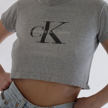 Favorite 90s Calvin Klein Cropped T-Shirt