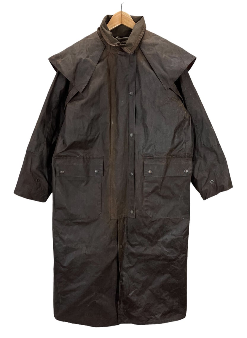 Men’s RM Williams Oilskin Wax Cotton Duster Jacket Small Downtown