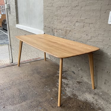 MCM Style Oak Dining Table