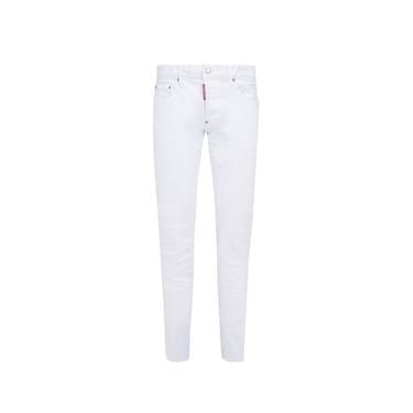 Dsuared2 White Bull Skinny Jeans Men