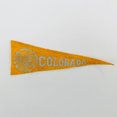 Vintage University of Colorado Mini 9 inch Pennant 