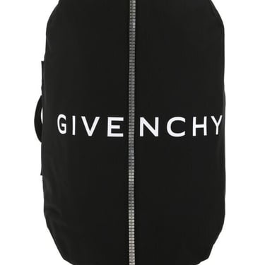 Givenchy Men Black Nylon G-Zip Backpack