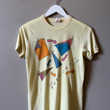 1980s THE PARACHUTE CLUB "RISE UP" RINGER T SHIRT