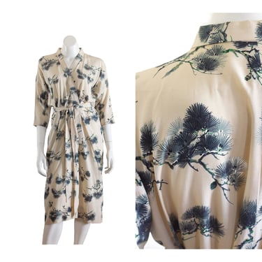1940s Japanese silk robe 