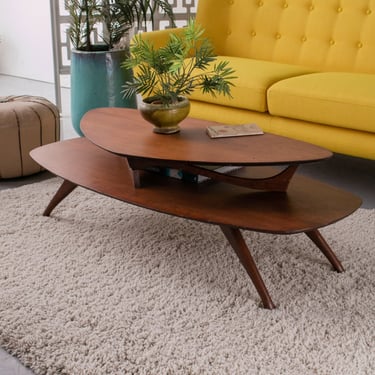 Mid Century Walnut Coffee Table