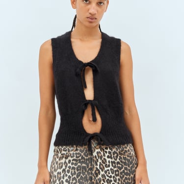 Ganni Women Mohair String Vest