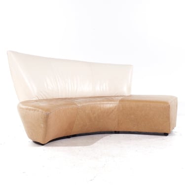 Vladimir Kagan for Preview Mid Century Serpentine Sofa - mcm 