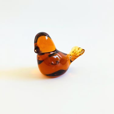 Amber Glass Bird 