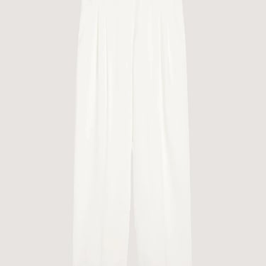 Max Mara Studio Pants Woman White