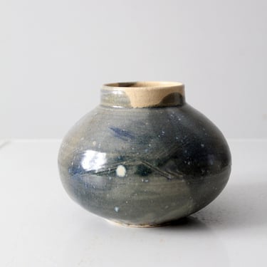 vintage studio pottery vase 