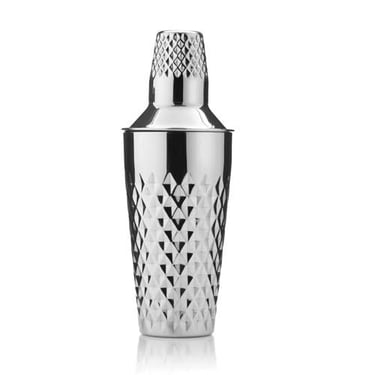 Irving™ Diamond Faceted Stainless Steel Cocktail Shaker