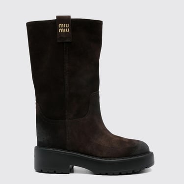 Miu Miu Boots Woman Dark