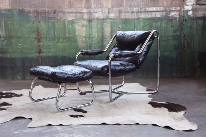 80s postmodern vintge フォールディングチェア レトロポップ stoop | Folding Chair in Wood , Rattan and Steel