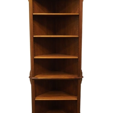 HEKMAN FURNITURE Italian Provincial Style Corner Bookcase w. Cherry Finish 6-1429 