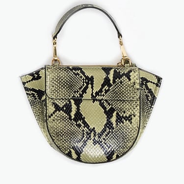 Hortensia Bag Mini - Lime Python