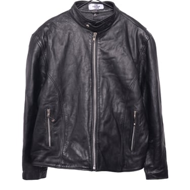 Leather Bomber Jacket