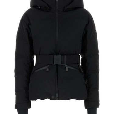 Moncler Grenoble Women Black Stretch Nylon Tolima Down Jacket