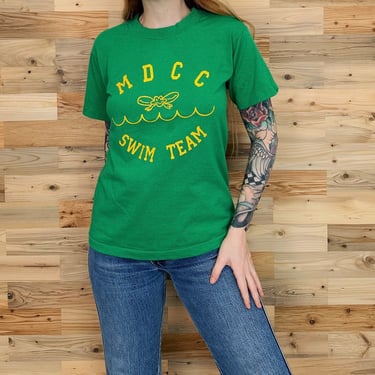 Vintage MDCC Swim Team Retro T Shirt 
