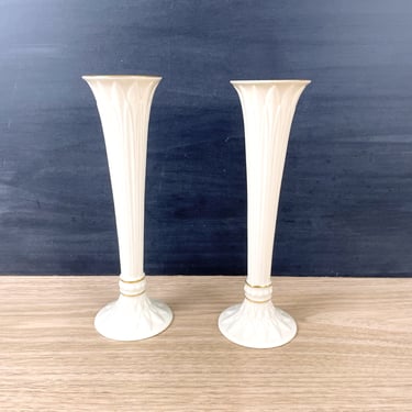 Lenox Tivoli bud vases - a pair - 1960s vintage 
