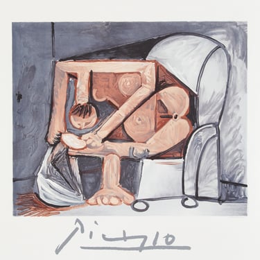 Femme a la Toilette by Pablo Picasso, Marina Picasso Estate Lithograph Poster 