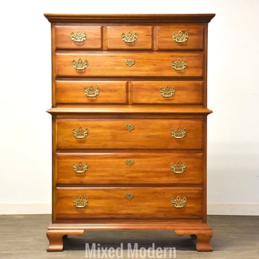 Oak Tall Dresser by Thomasville 