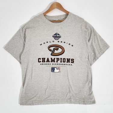 Vintage Y2K MLB World Series Arizona Diamondback 2001 Champs T-Shirt Sz. XL