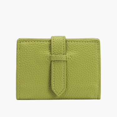 Pria vegan leather wallet, pistachio