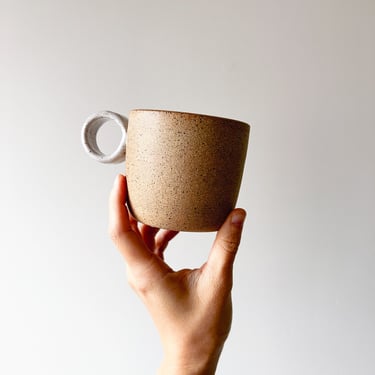 SECONDS SALE // Loop Mug // Handmade ceramic pottery 