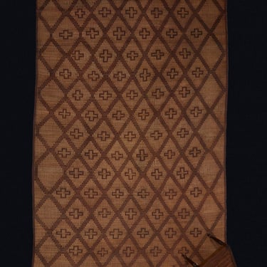 Extra Large Early Tuareg Carpet with Decorative Banded Lattice Work