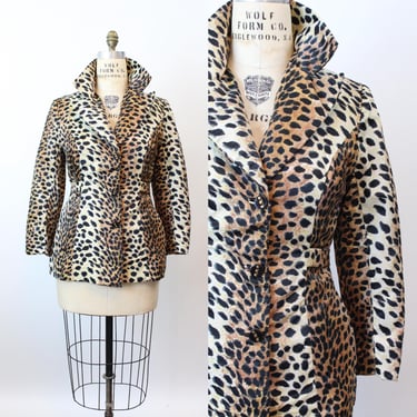 1970s 1975 documented LILLI ANN leopard jacket medium | new fall winter 