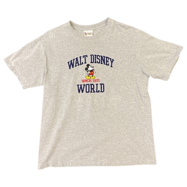 (XL) Vintage Grey Walt Disney World T-Shirt 030722 JF