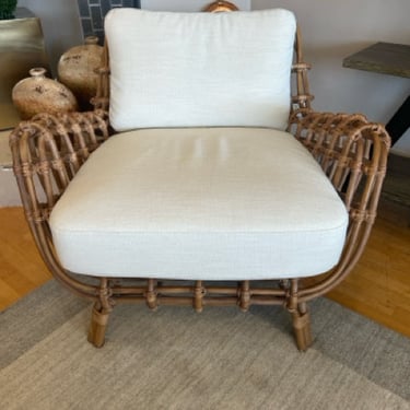 Savannah Rattan Arm Chair from West Elm