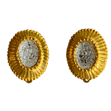 Couture Designer Julie Rubano VIntage Lucite Earrings