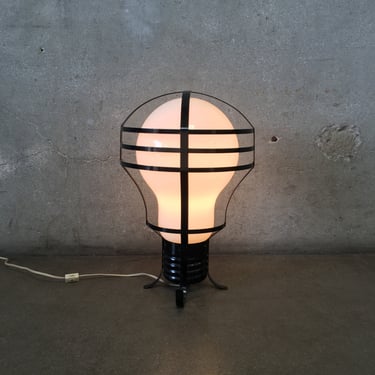 Large Scale Pop Art Light Bulb Table Lamp