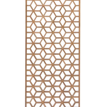 Rectangular Plain Wood Geometric Pattern Wall Panel cs671-8E 