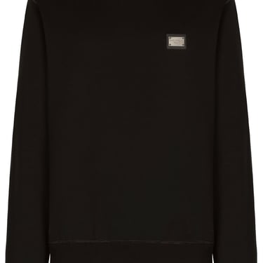 Dolce & Gabbana Men Logo Cotton Sweatshirt