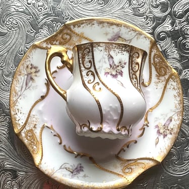 Limoges Elite Demitasse Cup and Saucer 