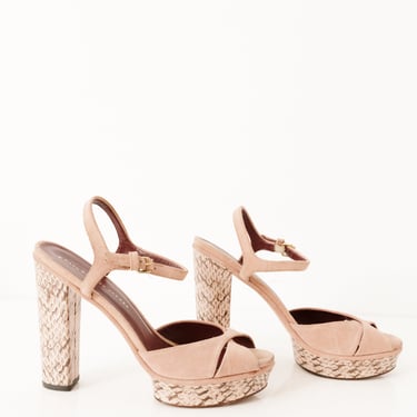 Marc by MJ Pink Suede Sandals