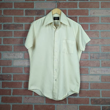 Vintage 80s JcPenny ORIGINAL Button Down Dress Shirt - Large 