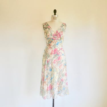 Vintage Diane Von Furstenberg Pink and Blue Rose | Seek Collect - Portland,  OR | ATTIC