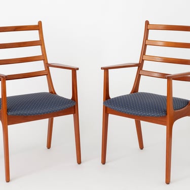 Pair of Teak Dining Chairs by KS Mobler - 1960s Danish Design, 2 of 4 Available 