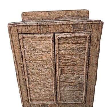 French Bark Cabinet