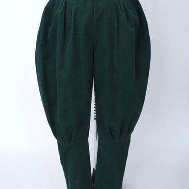 1980s Norma Kamali Corduroy Balloon Pants