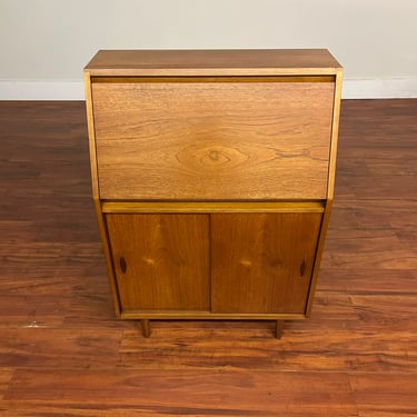 Vintage Mid-Century Teak Secretary Desk