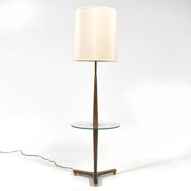 1950s "Starburst" Floor Lamp with Table